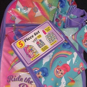 Nickelodeon Shimmer & Shine 5pc backpack